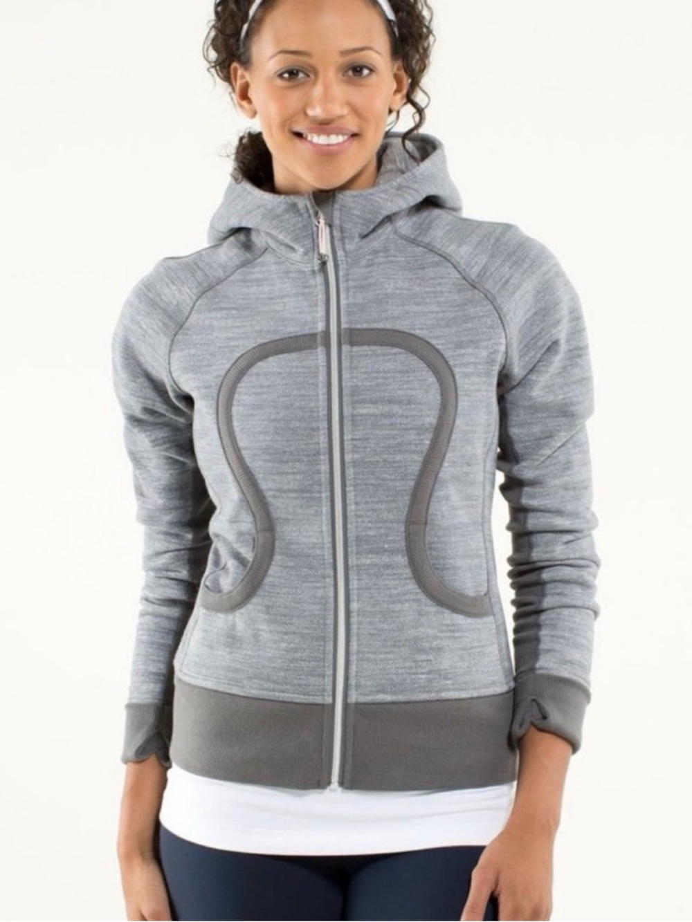 Lululemon Scuba Hoodie *Stretch Commuter Denim Slate / Slate Size 10